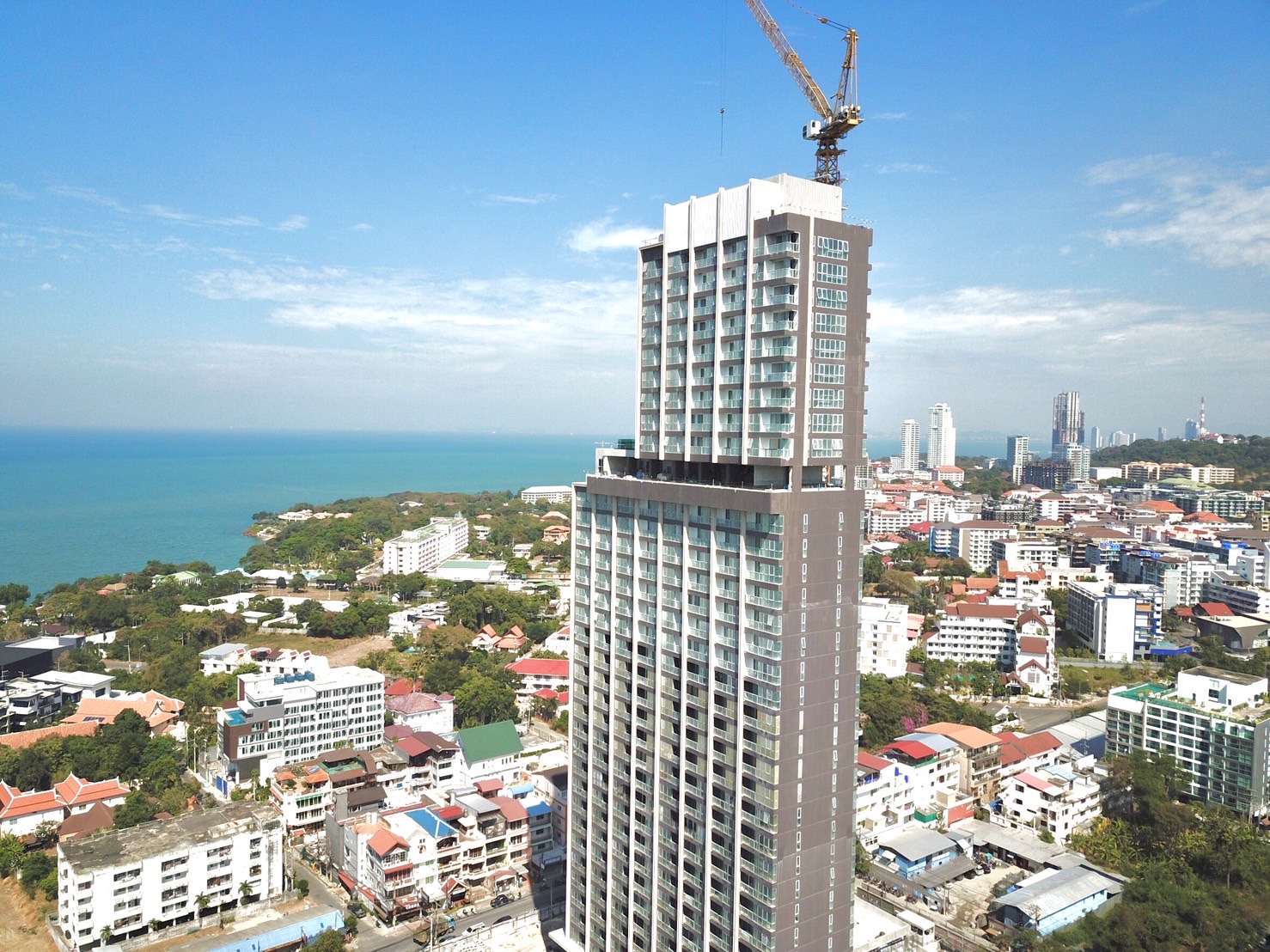 ความคืบหน้าการก่อสร้างโครงการ The Panora Pattaya ประจำเดือน ธันวาคม 2564