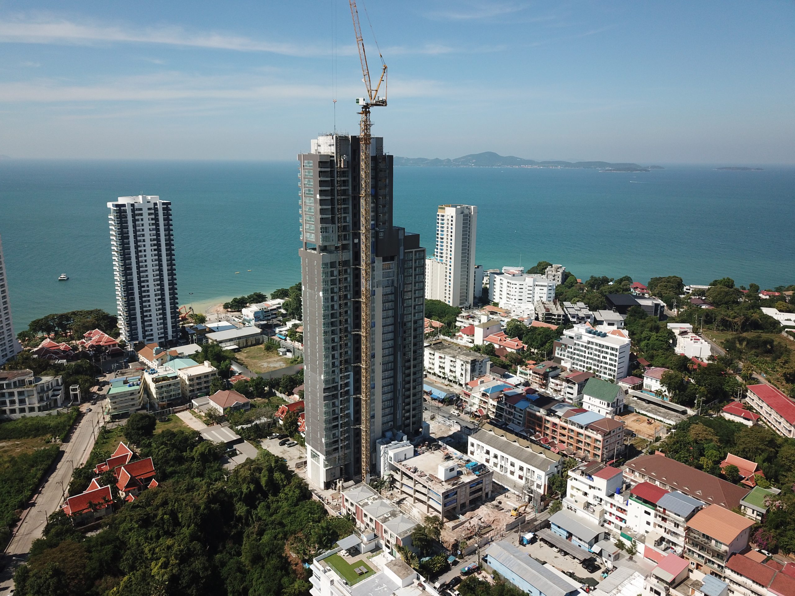ความคืบหน้าการก่อสร้างโครงการ The Panora Pattaya ประจำเดือน พฤศจิกายน 2564